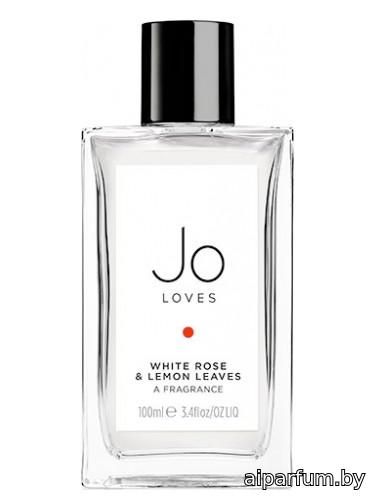White Rose & Lemon Leaves