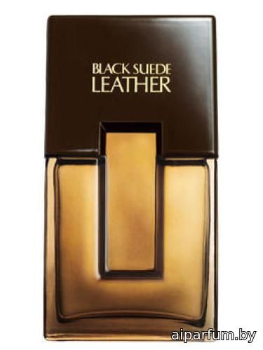 Black Suede Leather