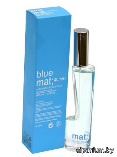 mat; blue