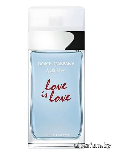 Light Blue Love Is Love Pour Femme