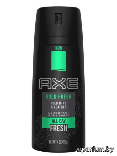 Gold Fresh Iced Mint and Leather
