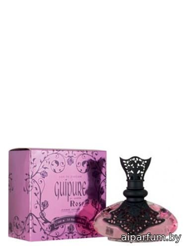 Guipure & Silk Rose