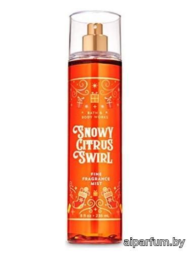 Snowy Citrus Swirl