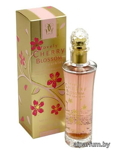 Lovely Cherry Blossom Gold Sparkles