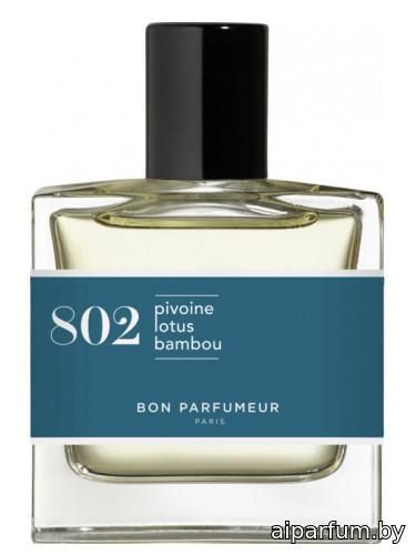 802 pivoine, lotus, bambou