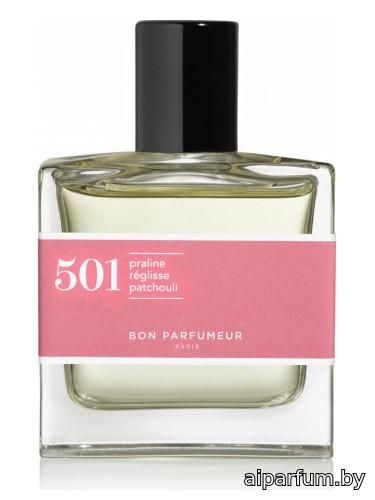 501 praline, licorice, patchouli